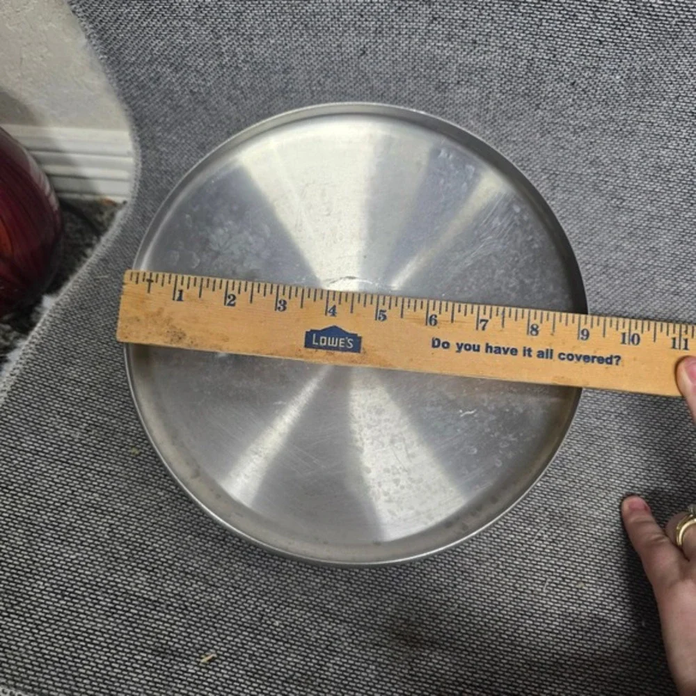 Stainless Steel Pot Pan Replacement Lid 10‎ Inch Diameter Domed with Black Knob